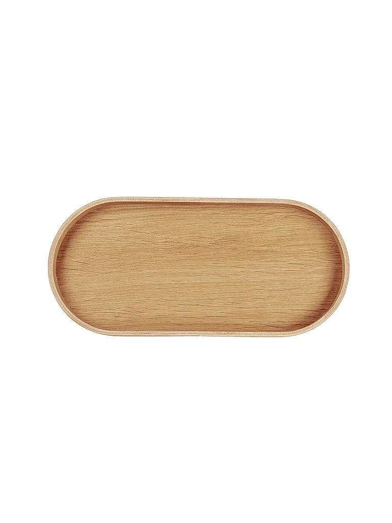 ASA SELECTION Holzblatte oval 35,5x16,5cm Eiche Braun hellbraun baby 2
